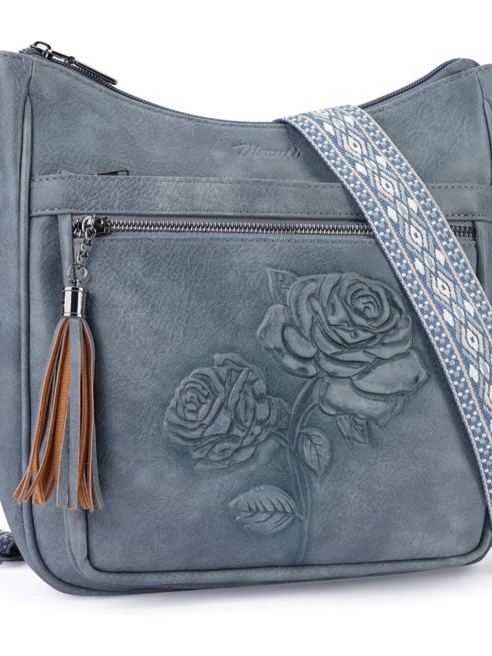 Medium Crossbody Bags for Women,Vegan Leather Hobo Purses Embossed | Women's Sho